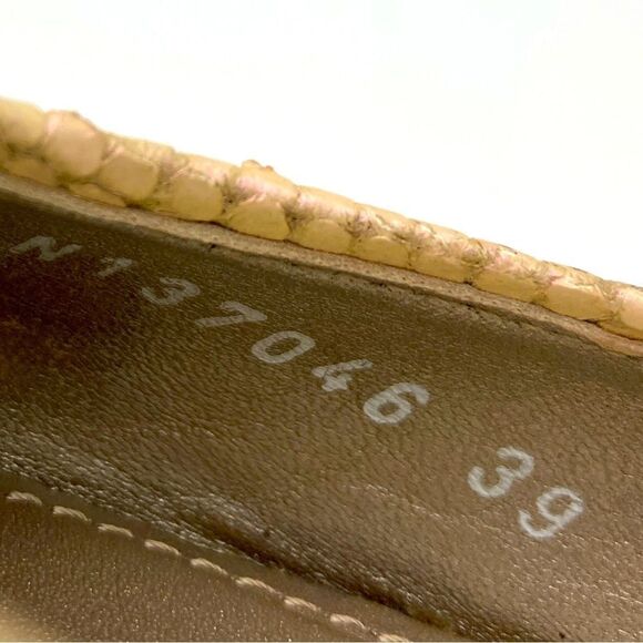 AGL Attilio Giusti Leombruni D’Orsay Shim Snake Marble Heels SZ 39/8,5 Italy - Picture 11 of 13